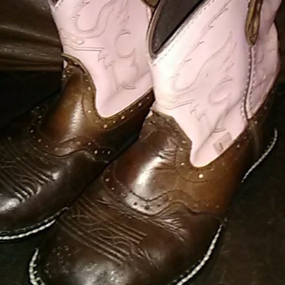 Justin Boots Other - Justin girl leather cowboy 👢 boots